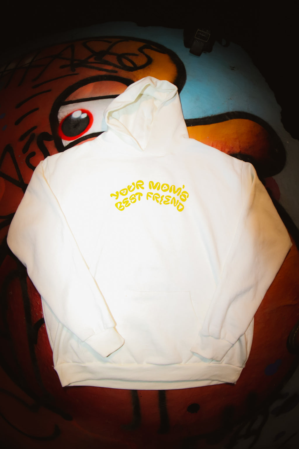 YMBF White Flower Hoodie