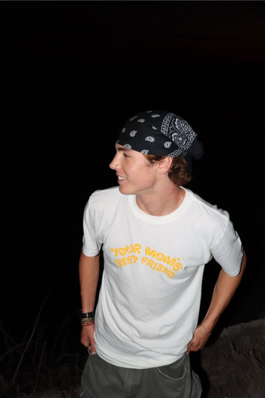 YMBF White Flower Tee Shirt